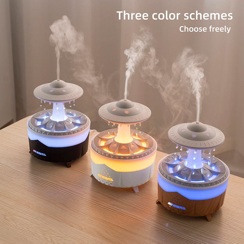 New UFO Raindrop Humidifier, Essential Oils, Aroma Air Diffuser